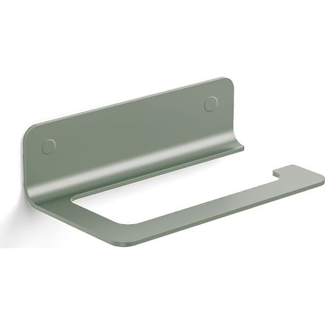 Lineabeta - Saeta-Rollenhalter aus matt salbeigrünem Aluminium