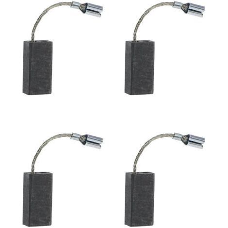 Lot de 2 paires de balais de carbone 5 x 8 x 15 mm avec coupure automatique compatibles avec les taille-haies électriques QUICAST 600 W GHT GHT600A1 (1/4)