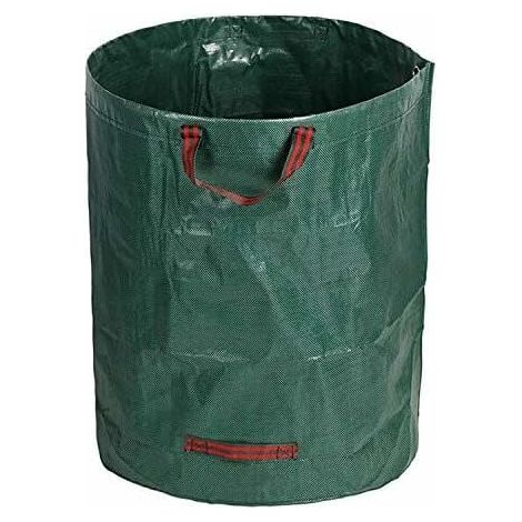 Sacs à déchets verts pour jardin, collecteur de feuilles et herbes, poubelle extérieur grande capacité 272L (1/5)