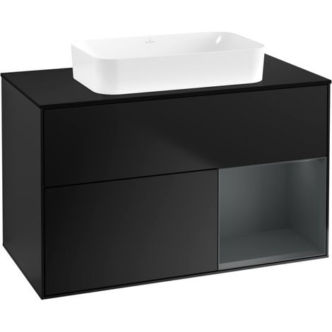 Villeroy & Boch F662HGPD Meuble sous-lavabo Finion F66 (1/2)