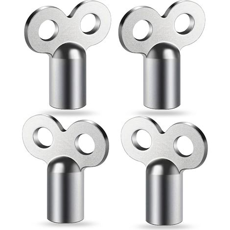 4 clés de purge de radiateur : clé universelle, robuste et stable pour purger tous les types de chauffage
