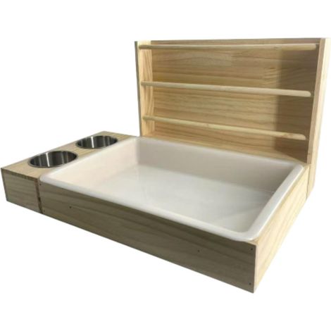 Mangeoire Pour Lapins Toilettes Pour Furets Hamster Nain Chinchilla (1/5)