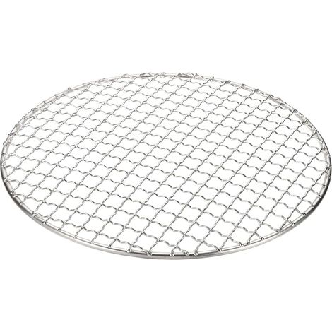 Grilles De Froid en Acier Inoxydable Grille Ronde De BBQ Argent (1/5)