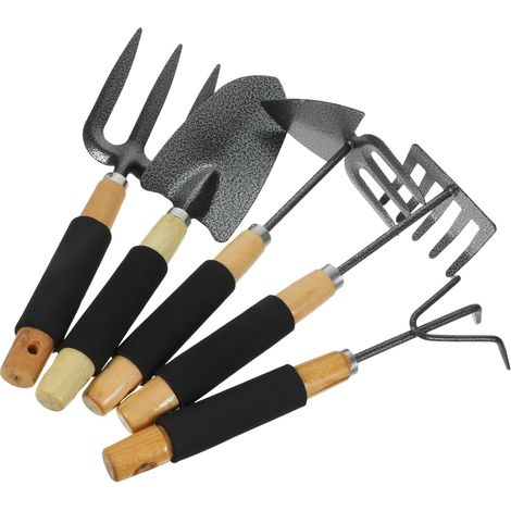 1 Jeu Outils De Jardinage Outil De Jardinage Fournitures De Pelles pour Le Outils De Jardin à Main Outils De Jardin Portables Kit De Acier Inoxydable (1/5)