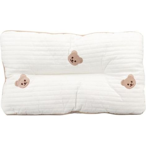 SURENHAP Oreiller mignon pour tout-petit Mignon enfant en bas âge oreiller motif animal doux PP puericulture Type d\'ours (1/4)