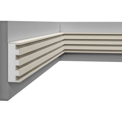 Moulure multifonctionnelle en polystyrène – D9PF37 — barre de 2 m (1/2)