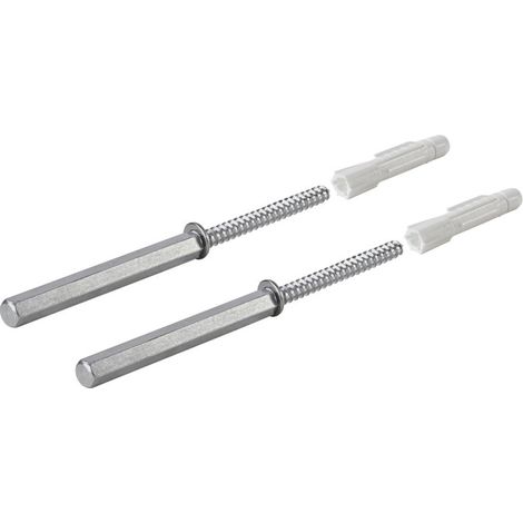 Dolle Blindbodenträger Strongfix 0,9 x 13,5 cm Metall verzinkt 2 Stück Regalträger