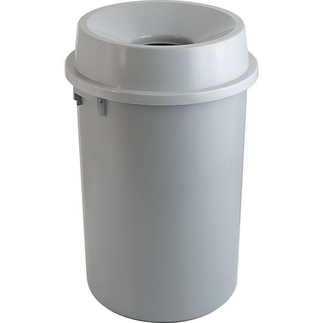 FRANKEL kaiserkraft, Poubelle en plastique, gris, capacité 60