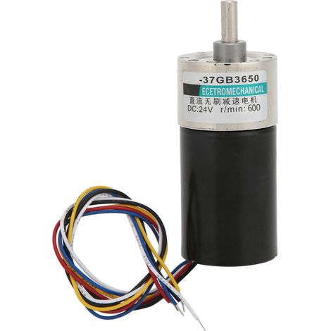 Mini réducteur de vitesse de moteur sans balais cc 24V CW/CCW pour Machine-outil CNC XD-37GB3650600rpm/min