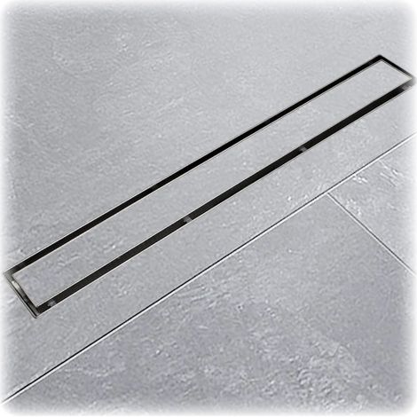 90cm Edelstahl Duschrinnen Ablaufrinnen Bodenablauf Duschrinne Duschablauf Befliesbar (1/5)