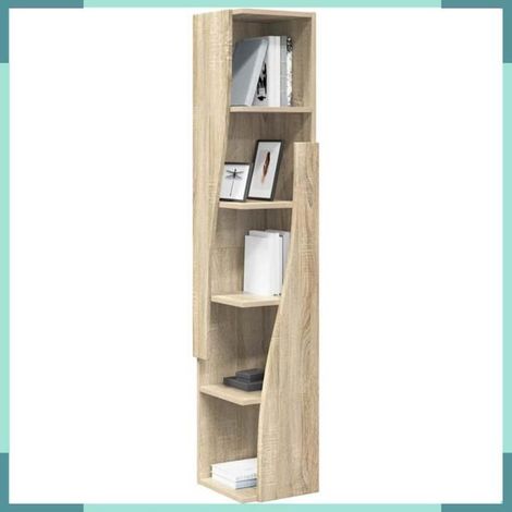 889867 Meuble d'angle Chêne Sonoma 27,5x27x140cm Bois d'ingénierie (1/5)