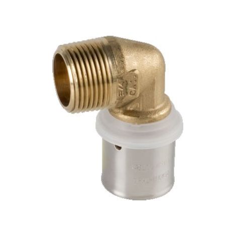 Raccordo gomito maschio ø50/4 x 1"1/2 Pexal Brass - raccordo a pressare VS0131033 (1/2)