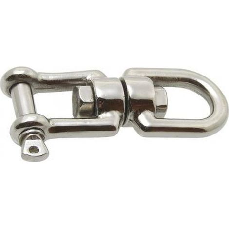5 Emérillons à Anneaux + Manille 10 mm - Inox A4 - D-Work (1/5)