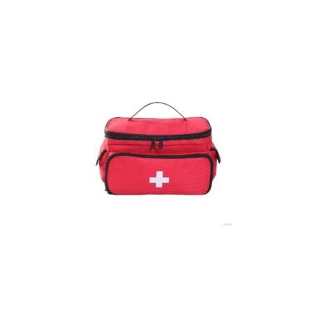 Trousse de Secours Vide Étanche, Trousse Pharmacie Voyage de Grande Capacité, Portable Sac de Médecine avce Sangle, Sac DUrgence Médical pour Activités de Plein Air,Maison,Voyages,rouge (1/4)