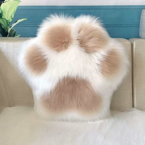 Filiyano-Coussin de Noël mignon en forme de patte de chat ou de panda pour canapé, ZQKLA