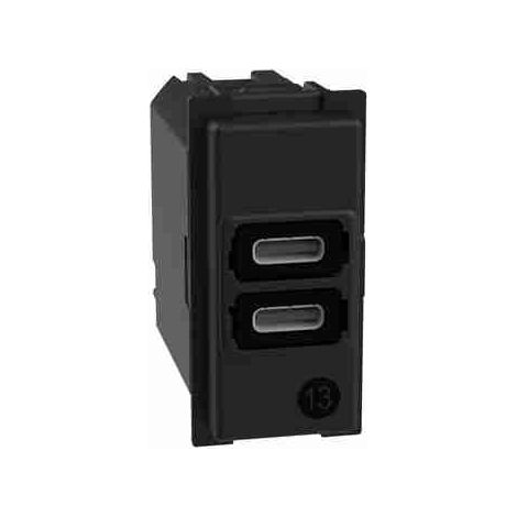 Chargeur USB BTIK4191CC avec deux ports Type-C - 15 W