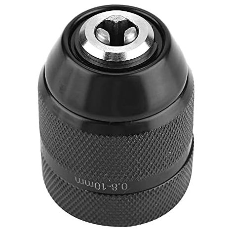 Mandrin De Perçage - 3/8 Pouces - Filetage 3/8-24UNF - Plage De Serrage 0,8 À 10 Mm - Sans Clé - Pour Perceuse Électrique Portative - 1 Pièce (1/5)
