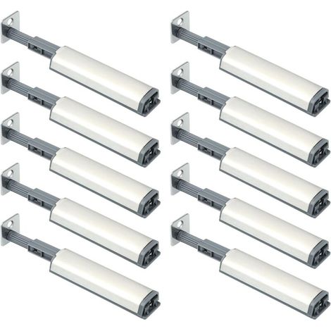 10 Pièces Aimant Poussoir Porte Placard Loquet Magnetique, Push to Open Aimant Poussoir, Pour Porte de L'Armoire, Tiroir, Meuble et Placard,Systeme Appuyez pour Ouvrir et Fermer