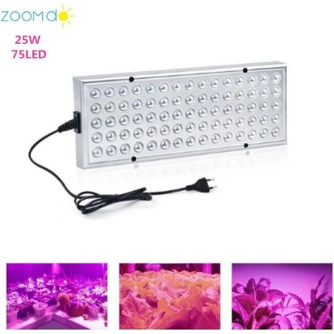 25w Lampe Horticole Croissance Floraison LED Grow Light pour Led Culture Indoor Plante Hydroponique éclairage Germination -ZOOMDO (1/4)