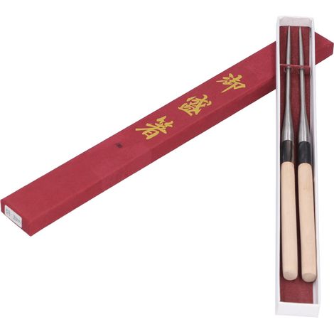 Baguettes japonaises à sushi avec manche en bois, ustensiles de cuisine et de service, 150 mm (1/5)