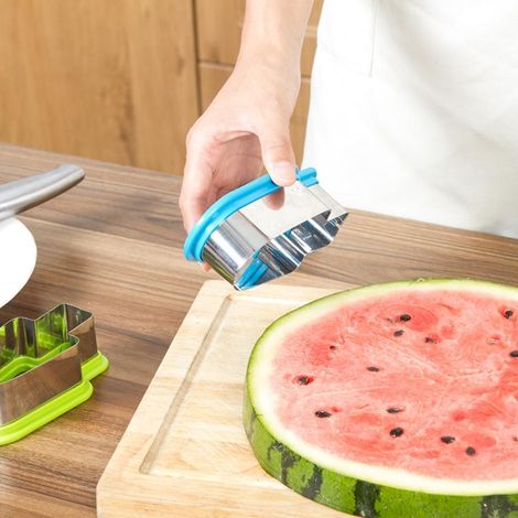 Wassermelonen-Eisform, Wassermelonenausstecher aus Edelstahl, Obstschneidewerkzeug (1/5)
