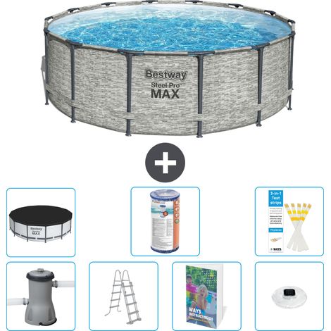 Bestway Bestway Steel Pro MAX Ronde - 427x122 cm - 8-pièces  S622 (1/4)