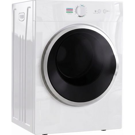 Mini Sèche-Linge 3 kg, 1020W, Chauffage PTC et Minuterie, 49x47x70 cm, Blanc (1/5)