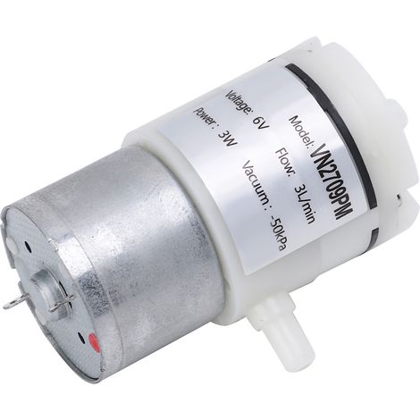 Lot de 3 pompes à membrane CC 6 V, débit de 3 L/min, micro-pompe à vide silencieuse (1/5)