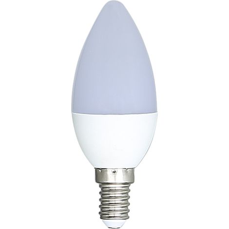 Ampoule LED E14 5W flamme et variable, Verre, E14, 5 W, Transparent