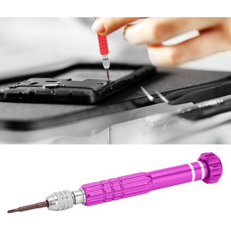 5-in-1 Handy-Demontage- und Reparaturwerkzeugset aus Aluminiumlegierung mit Schraubendreher (Lila) (1/5)