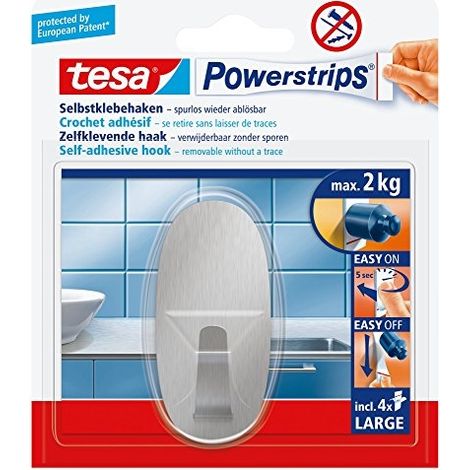 TESA 582610000000 CROCHET, MÉTAL