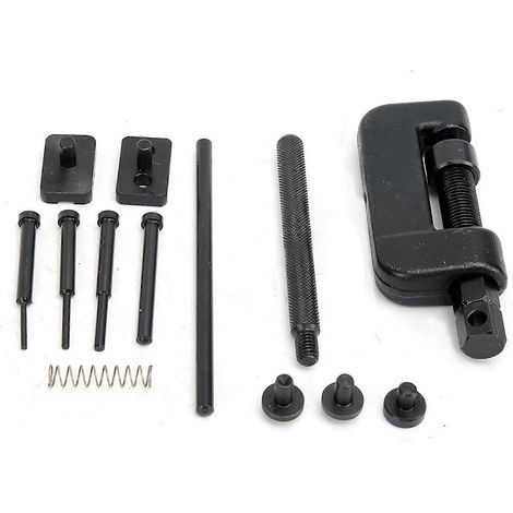 Kit de démontage 13 pièces : outil à chaîne, dérive-chaîne, extracteur de chaîne de distribution, outil pour moto (1/5)