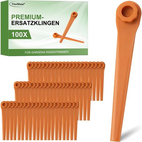 100er-Set PA6-Rasentrimmer-Ersatzmesser, Kunststoff (1/5)