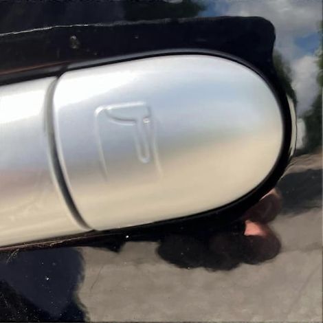 1 er Bildörrhandtagsskydd Vänster Fram Pour Renault/KOLEOS 2009- Bil Plast Skyddande Exteriör Ersättningstillbehör