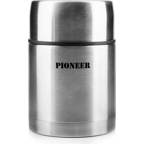 Pioneer Alimenti da 700 ml con Isolamento sottovuoto, a Tenuta stagna, Struttura a Doppia Parete in Acciaio Inossidabile, Mantiene Il Calore per 8 Ore e Il Freddo per 24 Ore, Perfetto per zuppe (1/5)
