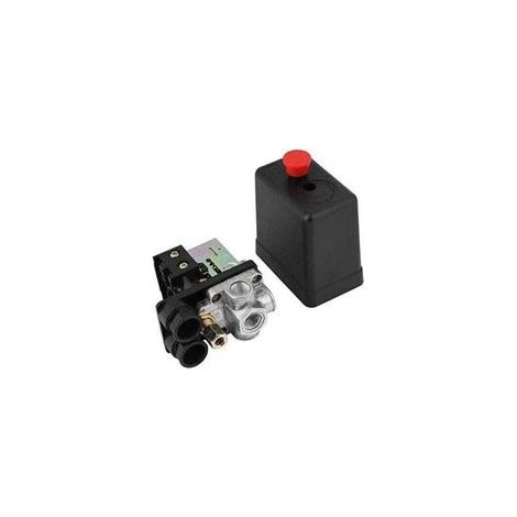 240V 16A Anschluss 90PSI-120PSI Luftkompressor Druckschalter-Regelregler mit Messung für schnelle Druckreduzierung - Crezuo