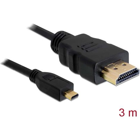 Cable HDMI High Speed con Ethernet A/D M/M 3m