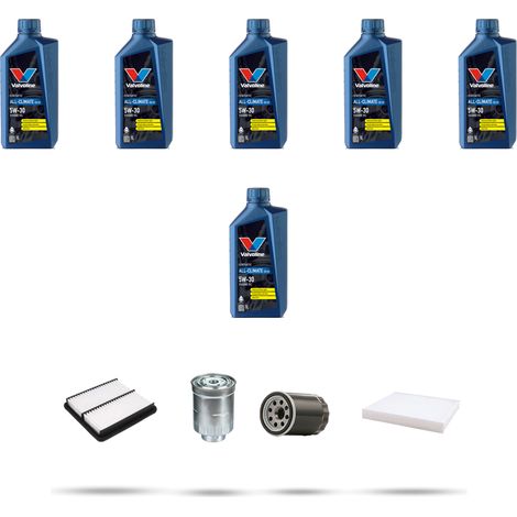Kit tagliando 4 FILTRI e 6L OLIO compatibile con Citroen C4 Aircross 1.8 hdi 150 AWC 110kw dal 2012 (1/5)