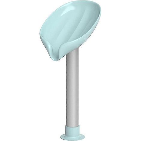 Porte-savon en forme de feuille avec ventouse antidérapante pour évier et porte-éponge. (1/5)