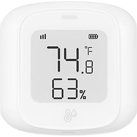 Moniteur de température et d'humidité Zigbee, capteur intelligent de température et d'humidité avec écran LCD, thermomètre et hygromètre d'intérieur, compatible avec Google Home (1/5)