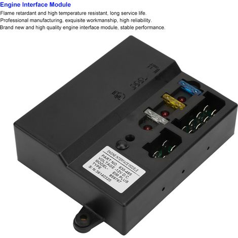 Boîtier d'interface pour moteur 12V CC pour électrovanne de démarrage et résistance de préchauffage EIM PLUS 630-465 (1/5)