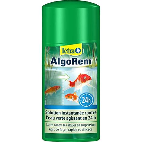 Tetra Pond AlgoRem 500 ml, Agisce Rapidamente e in Modo Mirato Contro Il Fenomeno dell’Acqua Verde (Alghe Sospese)
