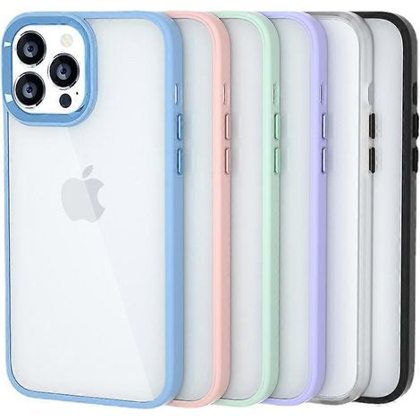 Coque de téléphone givrée pour iPhone 14 Pro Max et Plus, coque mate translucide, protection antichoc pour smartphone (1/3)