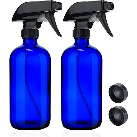 Flacon Pulvérisateur En Verre - 500ml Résistant Aux Huiles Essentielles - Pour Plantes Et Nettoyage Maison - Lot De 2 (1/5)