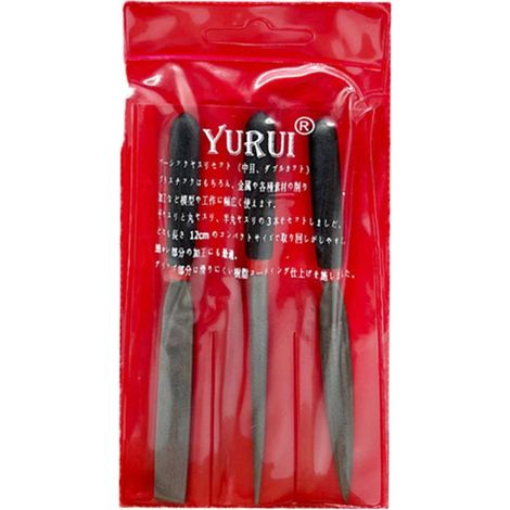 Composition de 3 limes demi-douces - longueur 118 mm - Ce produit de marque yozhiqu est neuf (1/5)