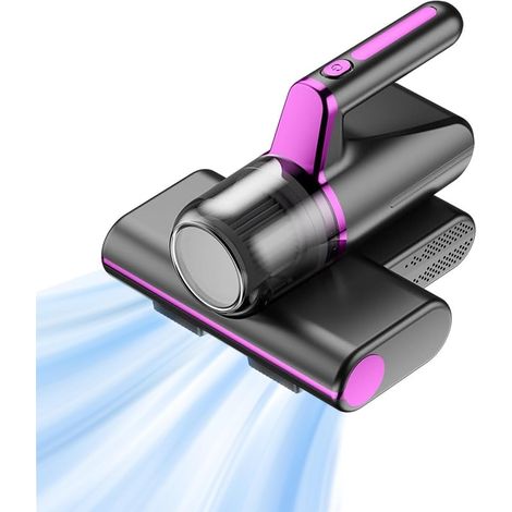 Aspirateur à main pour matelas appareil de dépoussiérage pour lit domestique puissance d'aspiration rechargeable kPa 14 (1/5)