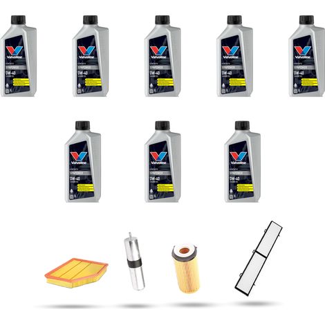 Kit tagliando 4 FILTRI e 8L OLIO compatibile con Bmw serie 3 (E90,E91,E92,E93) 330d 180kw dal 2008 (1/5)