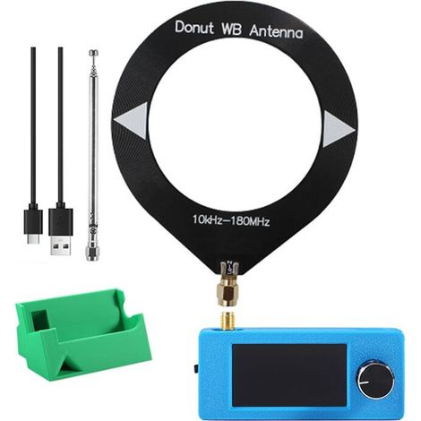 Geeignet für SI4732 tragbares Radio 10 kHz-180 MHz HF SW MW VHF FM/AM/LSB/USB, 1,9-Zoll-Taschendisplay, Verstärkerständer.