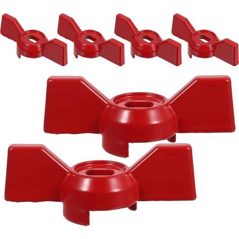 6 Stück 8 X 5mm Ventilhebelgriff Aluminum für Gartenschlauch (1/5)