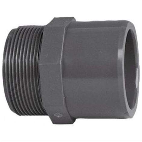 Embout fileté, mâle PVC pression M3/4'' - F32/M40